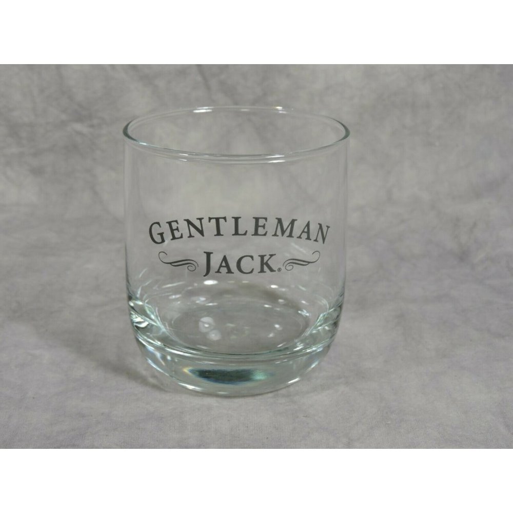 Gentleman Jack 8 Oz Rocks Glass Jack Daniel's Whiskey Barware Logo